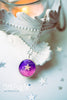 Collar colgante de camafeo en forma de estrella, hecho a mano, de color púrpura y rosa - 13th Psyche