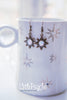 Pendientes colgantes hechos a mano inspirados en el invierno, con forma de copo de nieve - 13th Psyche
