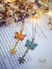 Handmade Fairytale Purple butterfly key necklace - 13th Psyche